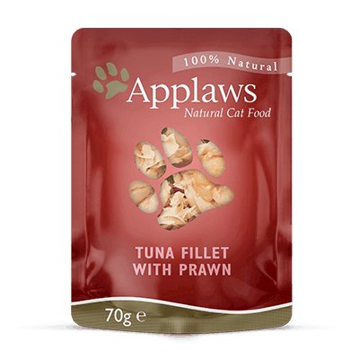 Applaws Comida Húmeda Gatos Tuna Fillet With Prawn In Broth 70G — image 1