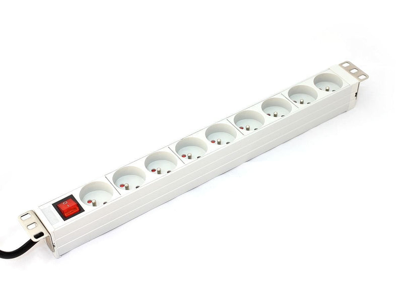Digitus Power Strip A-19-STRIP-4-IMP (9 X Ute, 2M, White