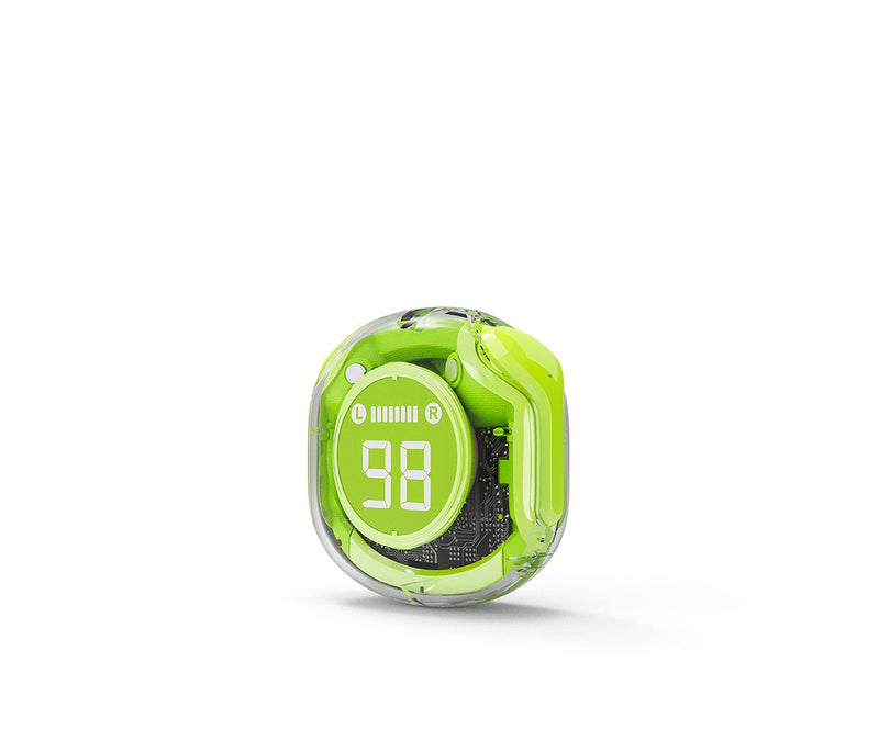Headphones Bluetooth Tws Verdes With Indicador Battery LCD