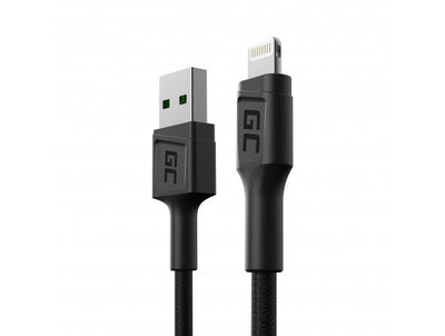 Green Cell Cable Gc Powerstream USB-A - Lightning 30CM Charging Fast Apple 2.4A — image 1