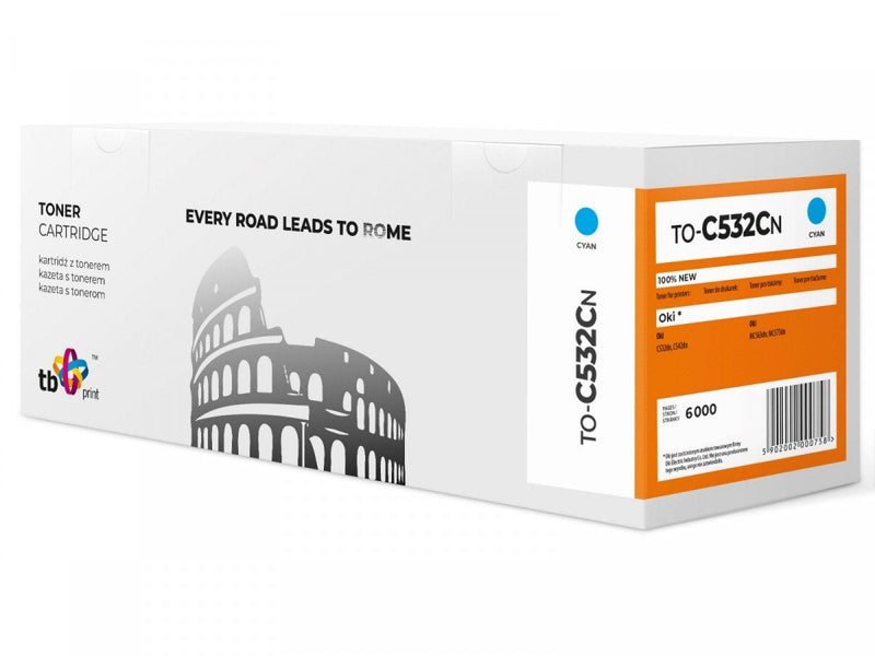 Toner Oki C532 TO-C532CN Cy 100% New