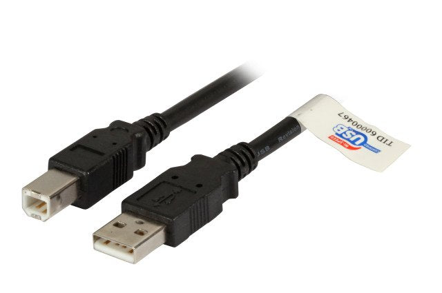 EFB Elektronik K5256SW.0,5 USB Cable 0,5M 2.0 USB a USB B Black