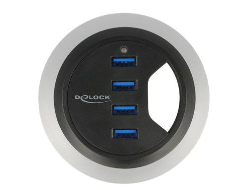 Delock Hub 4 Ports USB 3.0 Desk — image 1