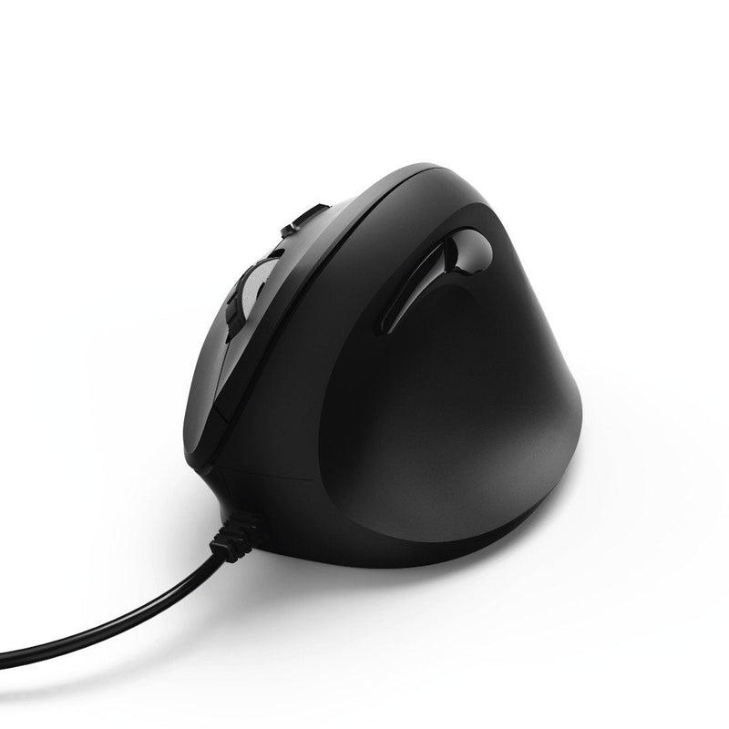 Hama Mouse EMC-500 With Cable Mouse Ergonómico, Up To 1800 Ppp, 6 Buttons Colour Black