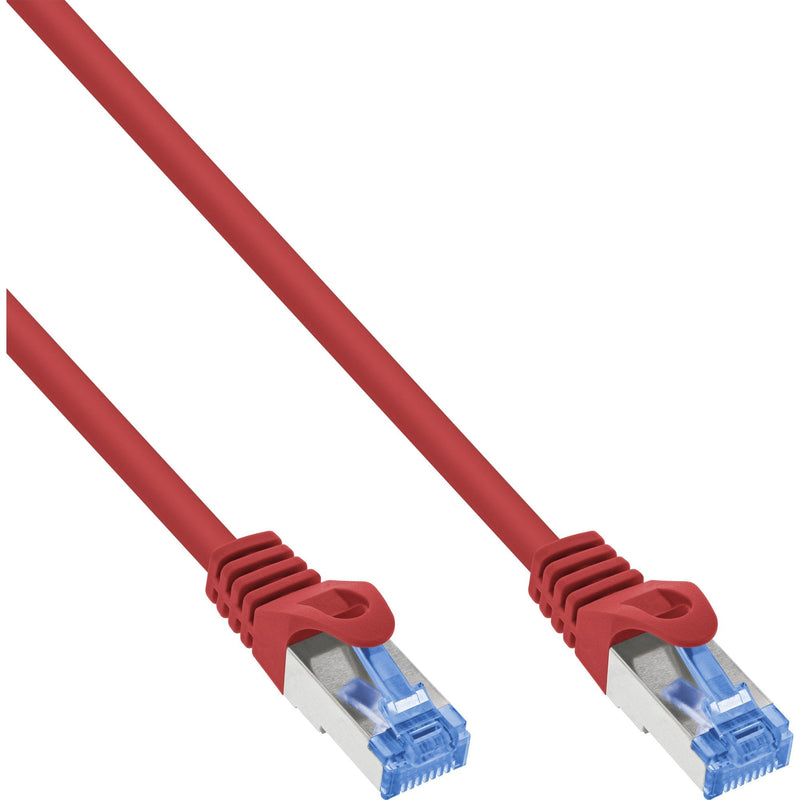 Inline® Patch Cable CAT.6A, S/FTP, Tpe (lszh), Cca, Red 0.5M