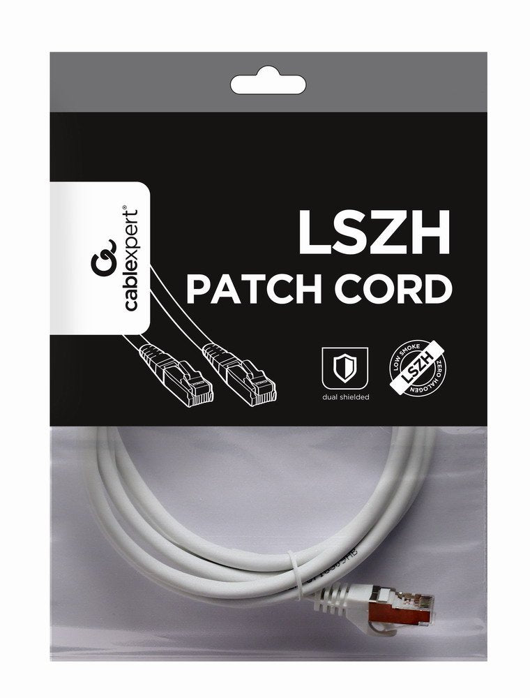 Gembird PP6A-LSZHCU-W-2M Network Cable White CAT.6A S/FTP (s-STP)