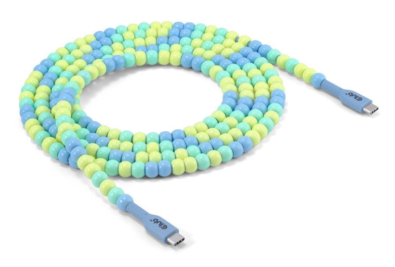 Cable CLUB3D CAC-3011 USB 2M USB C Blue Green