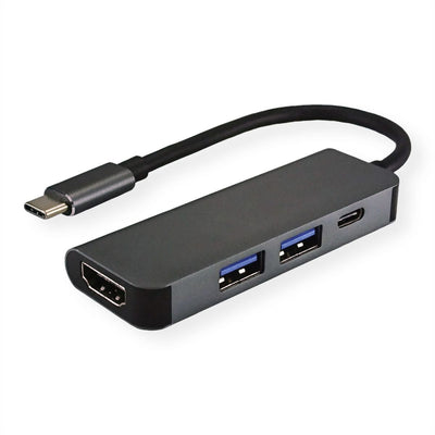 USB Type-c Estación Acoplamiento HDMI 4K 2x USB Type a + Type-c Pd Power Delivery — image 1