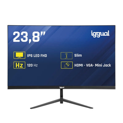 Iggual Monitor 24 IPS 16:9 FHD 75HZ VGA HDMI Slim — image 1