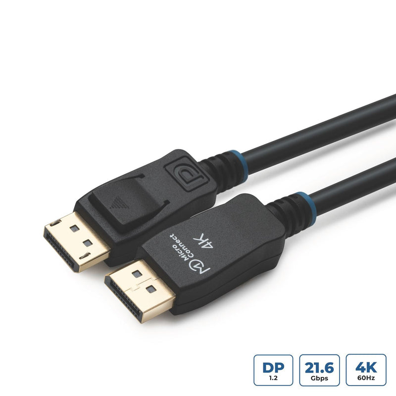 Microconnect MC-DP-MMG-500 Cable DisplayPort 5M Black (4K DisplayPort 1.2 Cable 5M - DisplayPort Version 1.2,