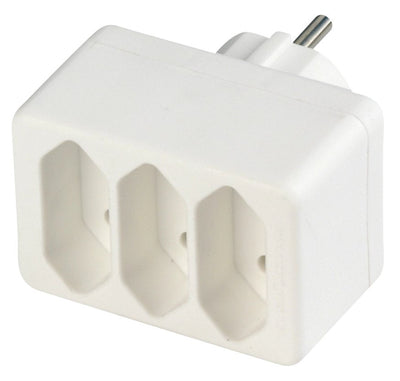 Rev Euro-dreifold Plug White — image 1