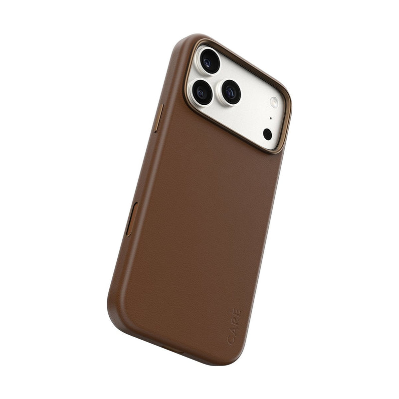 Panzerglass Care Body Only Veganleathercase Brown Magsafe Iphone 18 Promax/17 Promax