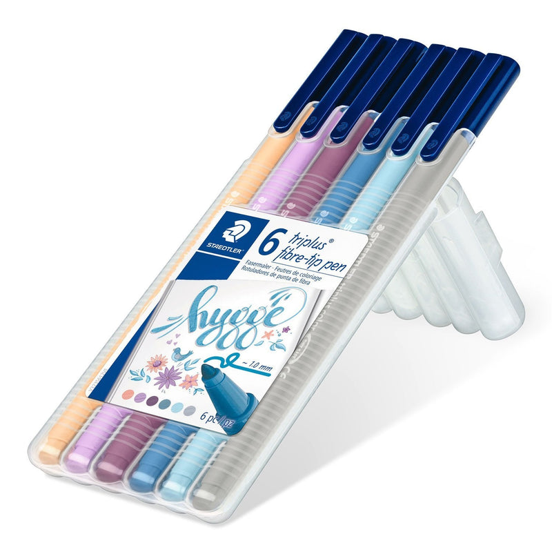 Staedtler Marker Triplus Colour 323 C/Surtidos Suaves Case 6U-