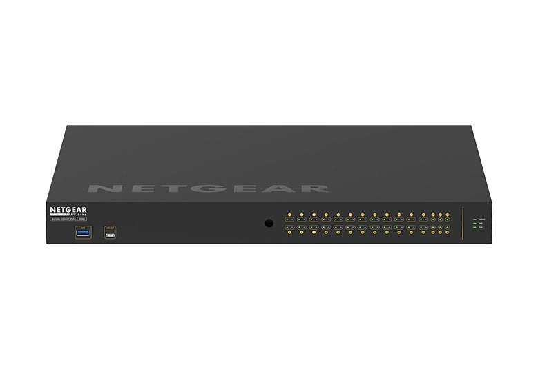 NETGEAR Switch M4250-26G4XF-PoE + Gestionado L2/L3 Gigabit (10/100/1000) PoE 1U Black