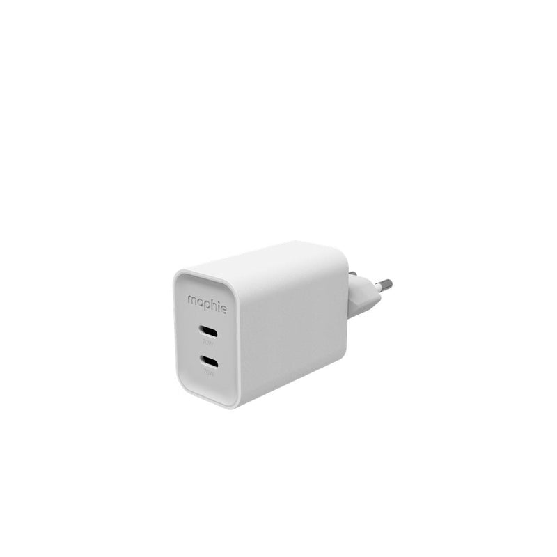Zagg Mophie Power Supply GaN 70W 2X Usbc 2026 White