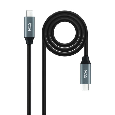 Nanocable USB Cable 3.2 GEN2X2 100W 4K/60HZ USB-C M/M 0.5M - Black — image 1