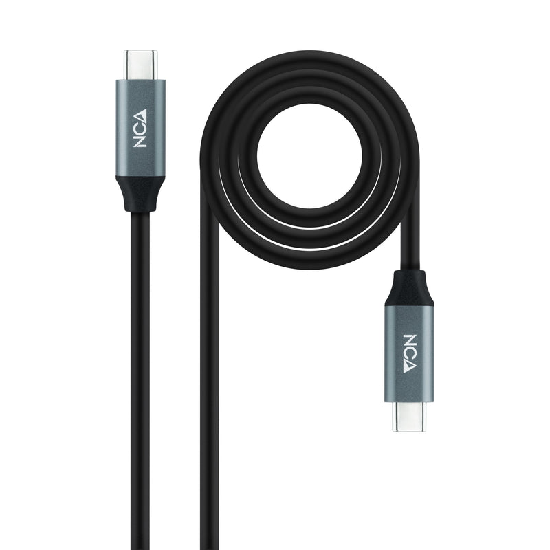 Nanocable USB Cable 3.2 GEN2X2 100W 4K/60HZ USB-C M/M 1M - Black
