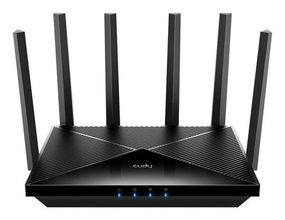 Cudy Router Wi-Fi 7 Dual Band Gigabit BE6500 - Speed Up To 1000Mbps - 4 Ports - 4 Antenas Fijas 5DBI - — image 1