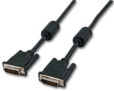 Efb DVI-d Dual Link Cable 2x DVI-d 24 + 1, St.-st., Awg 30, 3,0M, Black — image 1