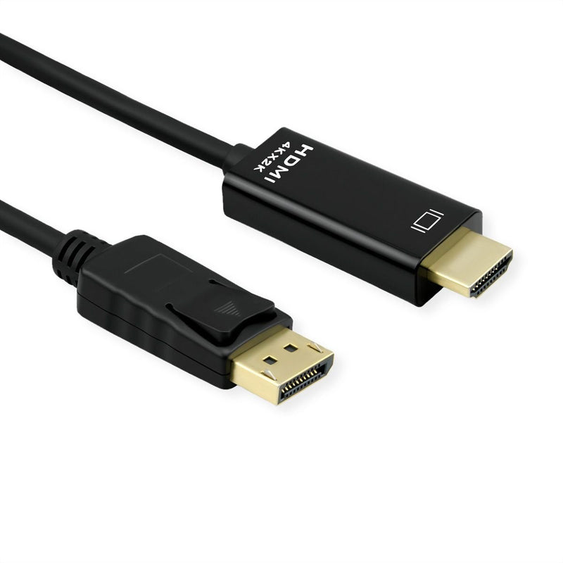 Roline 11.04.5996-10 2M DisplayPort HDMI Black
