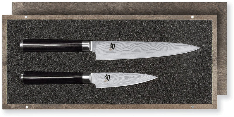 Kai DMS-210 Set Of Cuchillos And Cubertería Kitchen 2 Pieces Set Case Cuchillos