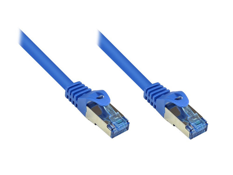 Goodconnections Network Cable With Protector Pestaña, CAT.6A, S FTP, Pimf, Libre Halógenos, 500MHZ, Blue 20M,