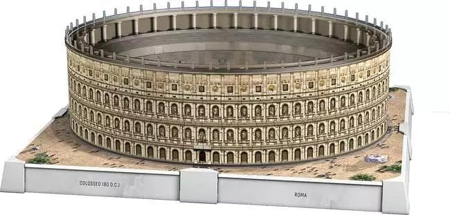 Ravensburger Puzzle 3D Iconics: Coliseo Roma - With Light 216 Pieces 12008034