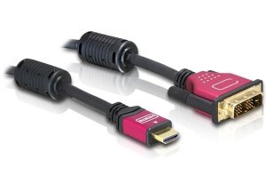 Delock HDMI Cable a - DVI(18 + 1) M/M 2.00M Premium — image 1