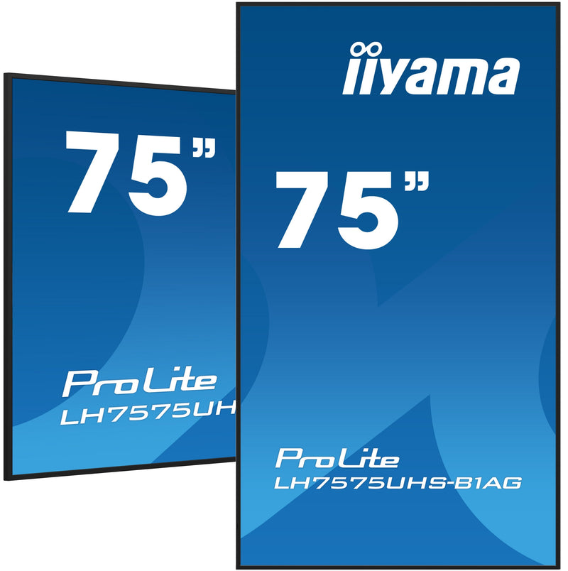 Iiyama Monitor Public 75 LH7575UHS-B1AG UHD