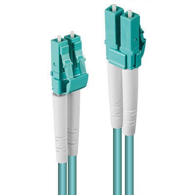 Lindy 40M OM3 Lc Duplex Cable Fibre Optic Turquesa — image 1