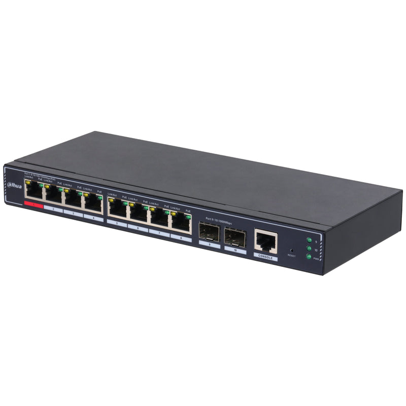 Switch It Dahua DH-SG4010P-2F 10-PORT Managed Desktop Gigabit Switch 8-PORT PoE