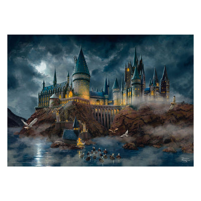 Schmidt Spiele Thomas Kinkade Studios Wizarding World Harry Potter - Castillo Hogwarts, Rompecabezas 1000 Piec — image 1