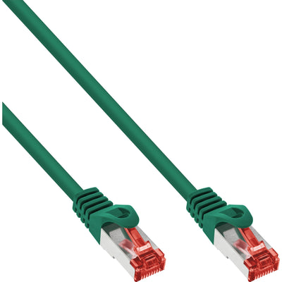 Inline Network Cable S/FTP Pimf CAT.6 250MHZ Cobre Libre Halógenos Green 10M — image 1