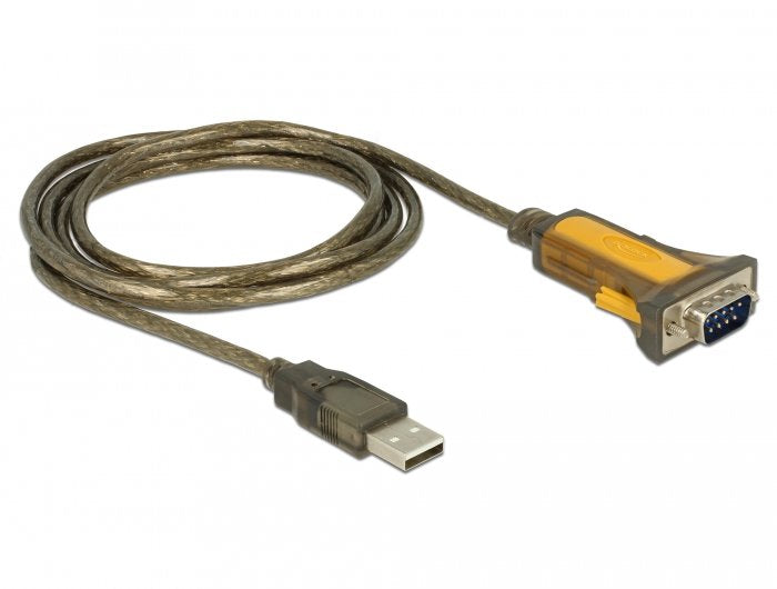 Delock Adapter USB 2.0 Tipo-a 1 X Serial RS-232 DB9 With Rango Extendido Temperatura