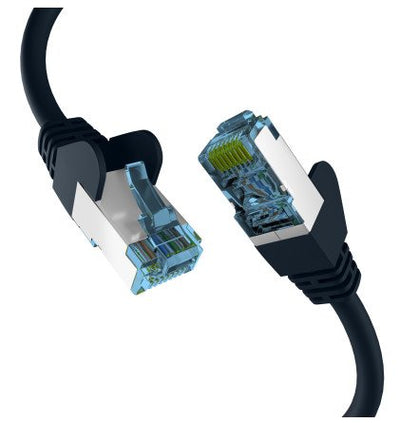 Efb RJ45 Network Cable With CAT.7 Rohcable Black 2M — image 1