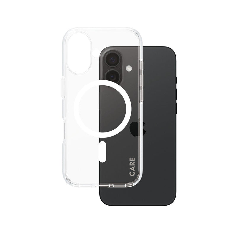 Panzerglass Care™ By ® Urban Combat Case Transparent W. White Magsafe Iphone 16 Case For Apple - Iphone 16 Tra