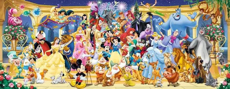 Ravensburger Puzzle Panorama - Foto Grupal Disney 1000 Pieces 12000444
