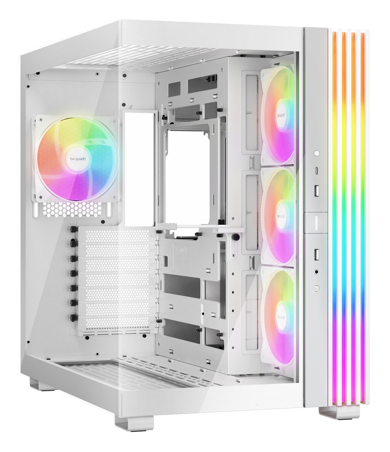 PC Case Be Quiet! Light Base 600 Lx, Tower White Glass Tempered X 2 BGW68
