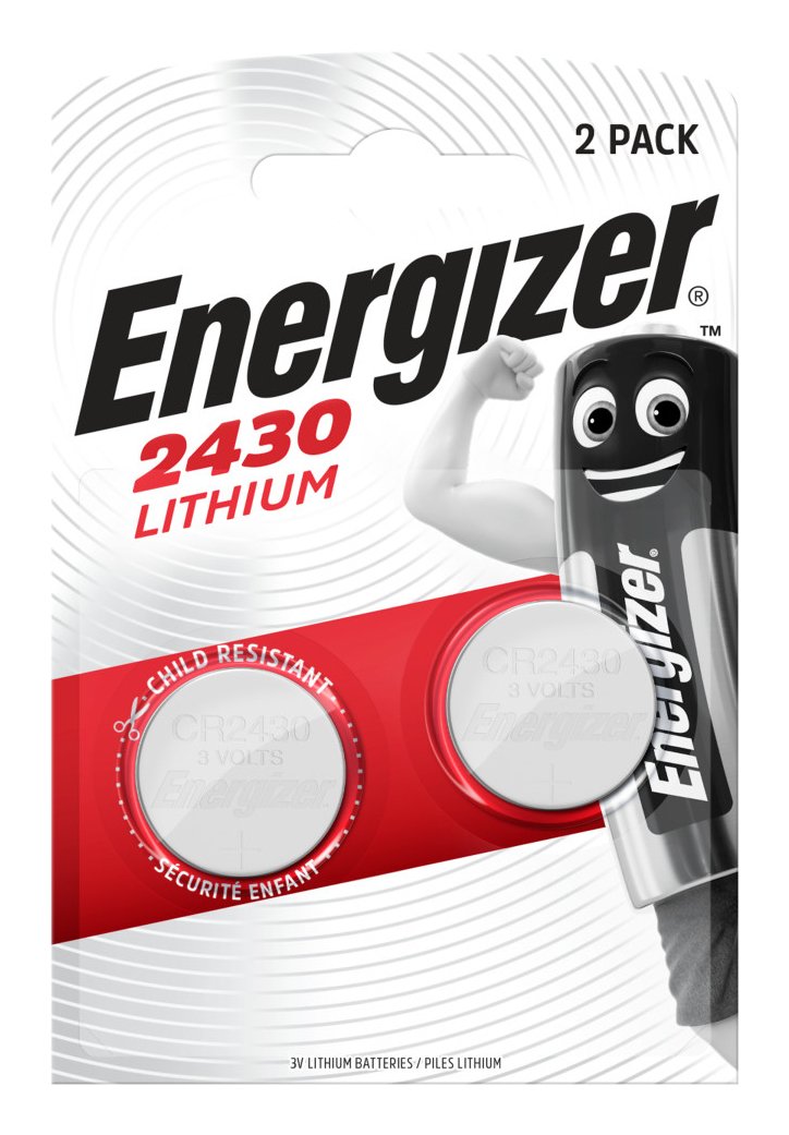 Energizer Batteries Planas Litio 3V - CR2430 (2 Pack)