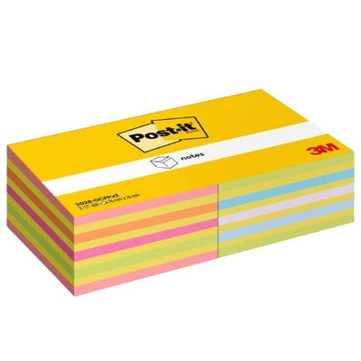 Post-it Pack 2 Cubos 450 Notas Adhesivas Reposicionables - Forma Cuadrada - Colours Surtidos — image 1
