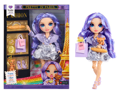 Mga Entertainment Mga Rainbow High Pretty In Paris Fashion Doll- Violet 248798-EUC — image 1