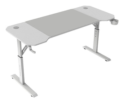 Mars Gaming Desk Gaming Mgd-ergo 140 White 140X60/ Mouse Pad XXL/ Stands Externos Bebidas And Headphones/ Gest — image 1