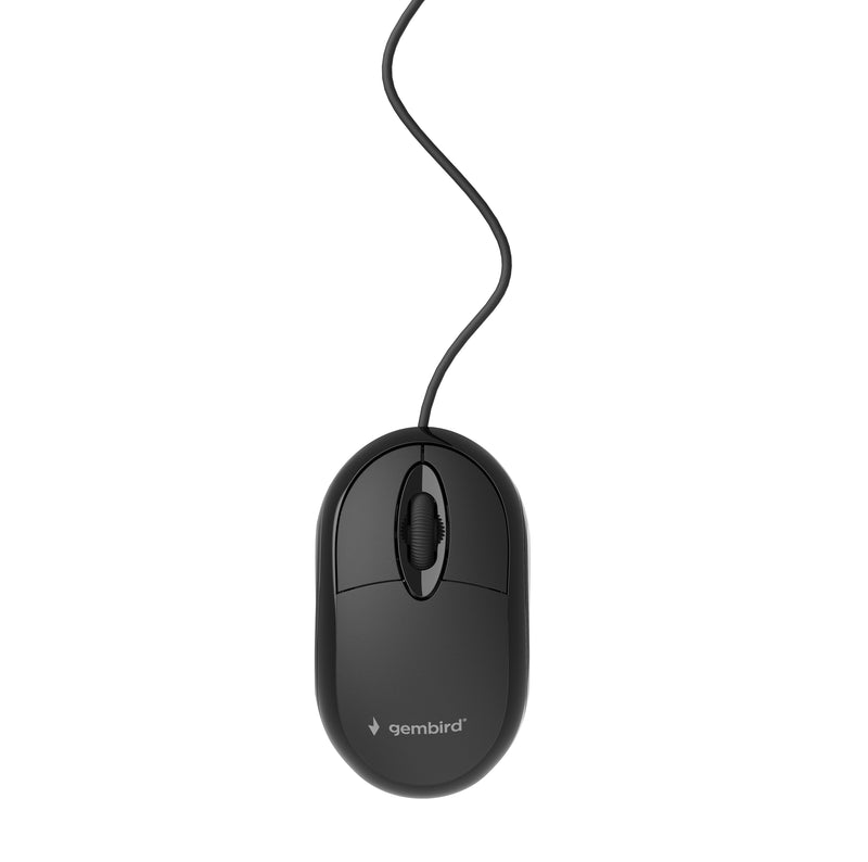Gembird Mouse USB Optico 1000DPI Ambidiextro Black