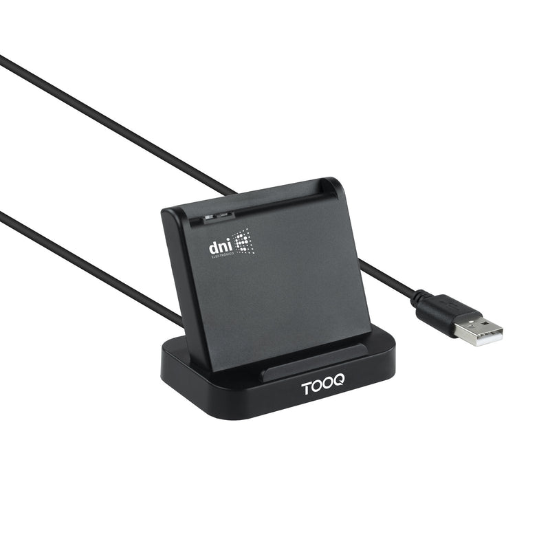 TooQ Card Reader Inteligentes Dnie Vision USB 2.0 - Black