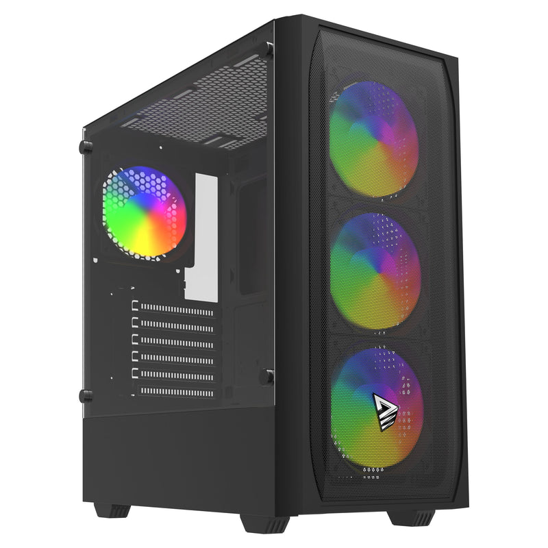 Savio PC Case Noctis Flow RGB Bucket Black Noctis Flow RGB