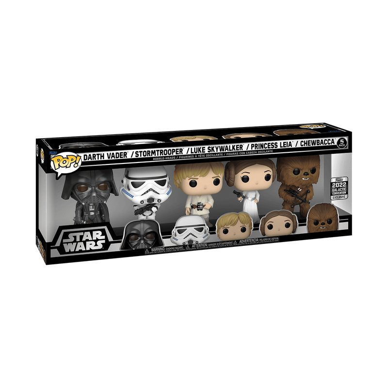 Blíster 5 Figuras Pop Star Wars Classics Exclusive