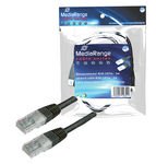Mediarange Cable Network CAT.6 UTP Black 5M — image 1