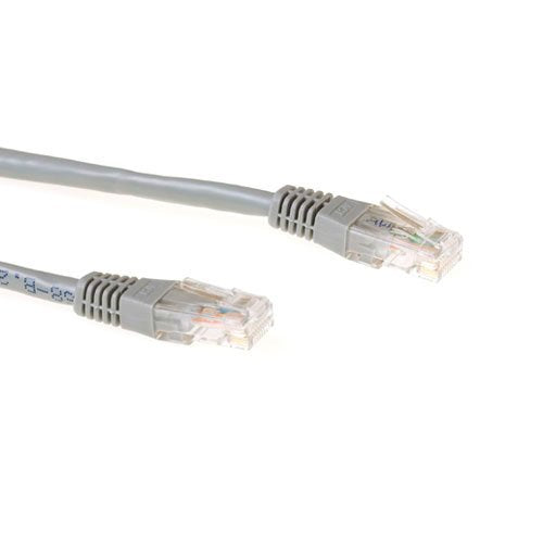 Grey 7 Meter U UTP CAT.6A Patch Cable With RJ45 Connectors