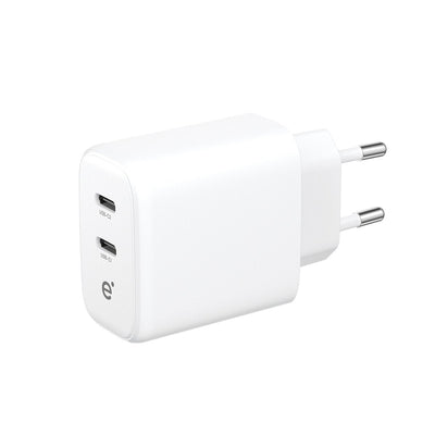 Panzerglass Empower By Essential 45W Charger Incl. 2x USB-C/Eu Plug Silver White — image 1