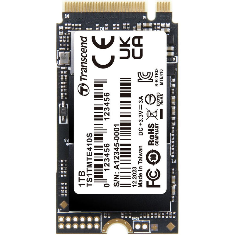 Transcend 1TB M.2 2242 PCIE GEN4X4 NVMe 3D TLC Dram-less